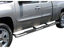 5-Inch Oval Wheel to Wheel Side Step Bars; Body Mount; Stainless Steel (99-13 Sierra 1500 Extended Cab w/ 6.50-Foot Standard Box)