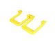 Carr Hoop II Side Steps; Safety Yellow; Pair (03-04 4Runner)