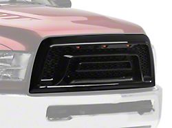 Upper Replacement Grille; Gloss Black (10-18 RAM 2500)
