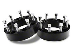 Mammoth 2-Inch Wheel Spacers; Black (12-22 RAM 2500, Excludes Dually)