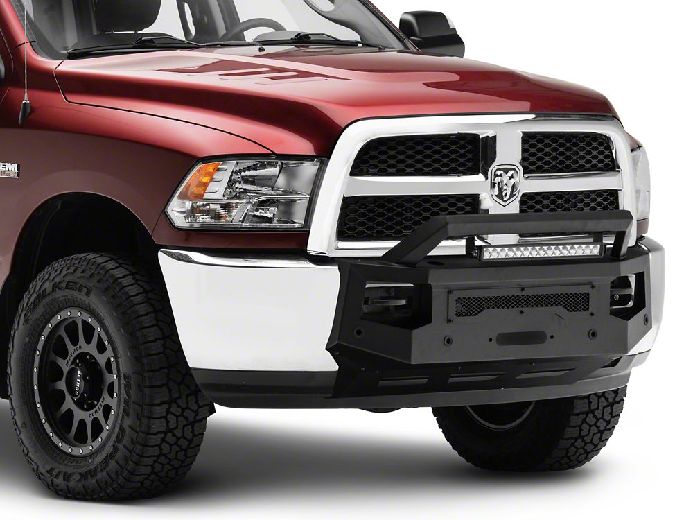 Barricade HD Stubby Front Bumper with Winch Mount and 20 Inch