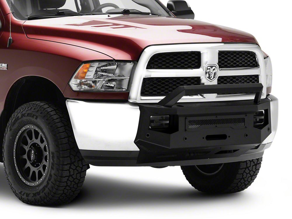 Barricade HD Stubby Front Bumper with Winch Mount (1318 RAM 2500