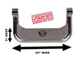 Super Hoop Side Steps; Polished; Pair (09-26 RAM 2500)