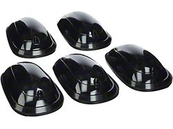 5-Piece Amber LED Cab Roof Lights; Smoked Lens (03-18 RAM 2500)