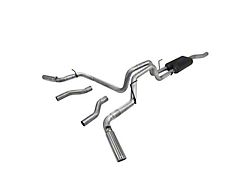 Flowmaster American Thunder Dual Exhaust System with Polished Tips; Side/Rear Exit (03-12 5.7L RAM 2500)