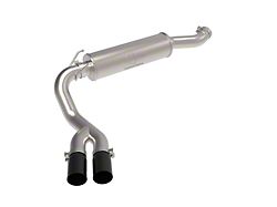 AFE Rebel Series 3.50-Inch Single Exhaust System with Black Tips; Middle Side Exit (19-22 6.4L RAM 2500)