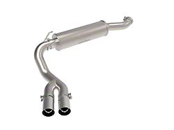 AFE Rebel Series 3.50-Inch Single Exhaust System with Polished Tips; Middle Side Exit (19-22 6.4L RAM 2500)