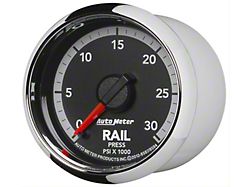 Auto Meter 0-30K PSI Fuel Rail Pressure Gauge; Digital Stepper Motor (10-18 RAM 2500)