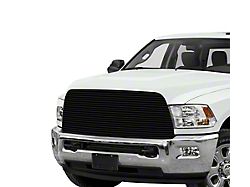 Stainless Steel Billet Upper Replacement Grille; Black (13-18 RAM 2500)
