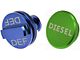 Capless Diesel Fuel Cap and DEF Cap (20-24 3.0L EcoDiesel Jeep Gladiator JT)