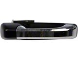 Exterior Door Handle; Front and Rear Right; Fblack and Chrome; Plastic (10-26 RAM 2500)