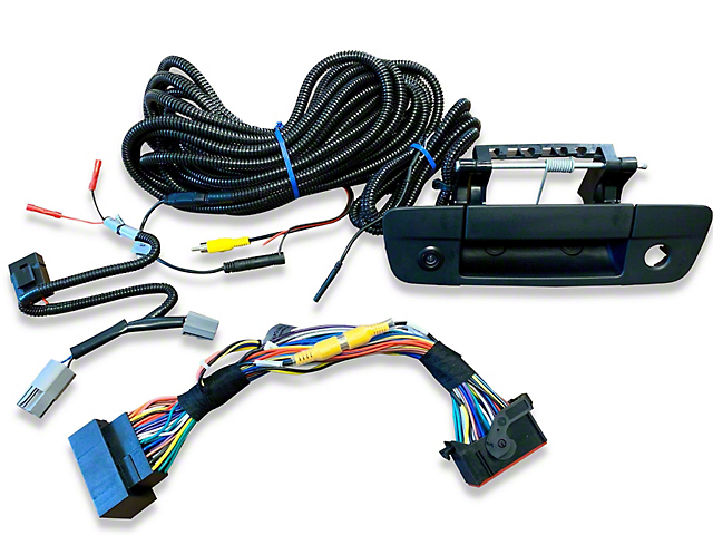 Infotainment TailGate Handle Backup Camera Kit without Programmer (13-18 RAM 1500)