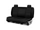 ModaCustom Wetsuit Rear Seat Cover; Black (11-15 Tacoma Access Cab)