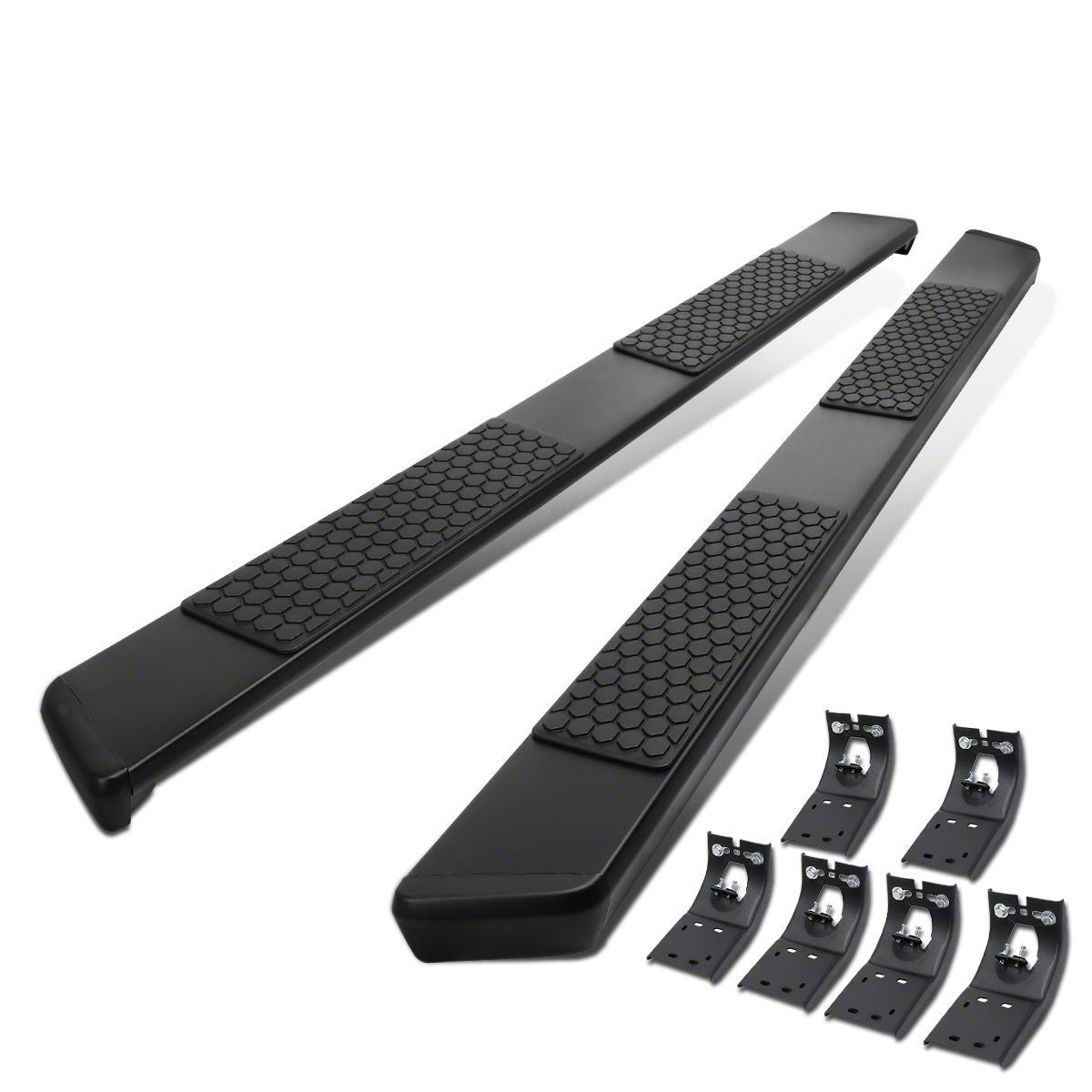 RAM 2500 6-Inch Running Boards; Black (10-18 RAM 2500 Mega Cab)