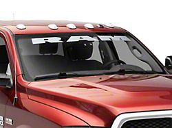 RAM Officially Licensed RAM Windshield Banner; Frosted (03-18 RAM 2500)