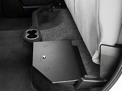 Tuffy Rear Split-Bench Seat Underseat Storage Security Lid (10-22 RAM 2500 Crew Cab)