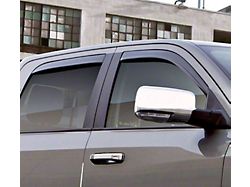 Low Profile Ventvisor Window Deflectors; Front and Rear; Dark Smoke (10-22 RAM 2500 Crew Cab)