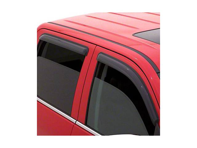 Ventvisor Window Deflectors; Front and Rear; Dark Smoke (10-23 RAM 2500 Crew Cab)
