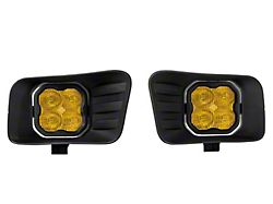 Diode Dynamics SS3 Sport Horizontal LED Fog Light Kit; Yellow SAE Fog (10-18 RAM 2500)