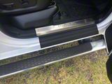 Front Door Sill Protection; Textured Black (19-26 RAM 2500)