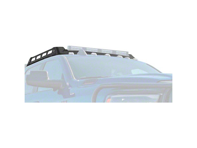 Expedition One Mule Ultra Roof Rack with Lightbar Cutout; Textured Black (19-22 RAM 2500 Crew Cab)
