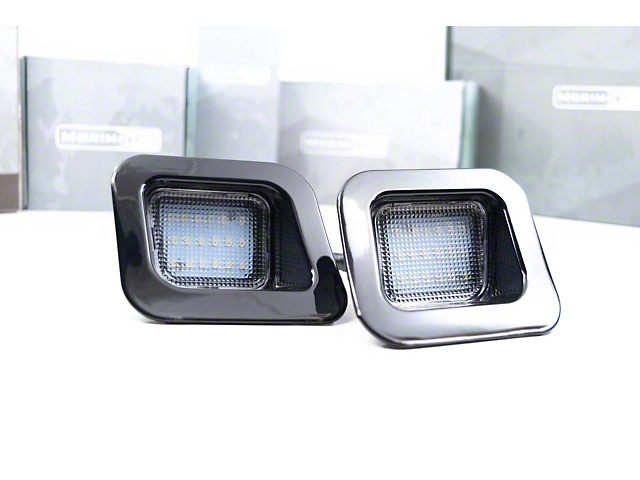 Morimoto XB LED License Plate Lights; Smoked (03-18 RAM 2500)
