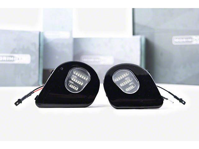 Morimoto XB LED Puddle Lights; Smoked (11-18 RAM 2500)