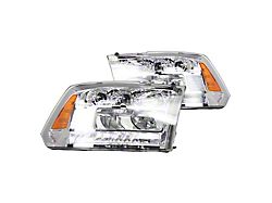Renegade Series Full LED High/Low Beam Sequential Headlights; Chrome Housing; Clear Lens (13-18 RAM 2500)