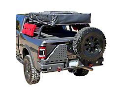 Chassis Unlimited Octane Series Dual Swing Rear Bumper; Not Pre-Drilled for Backup Sensors; Black Textured (10-22 RAM 2500)