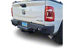 Chassis Unlimited Octane Series Rear Bumper; Pre-Drilled for Backup Sensors; Black Textured (19-22 RAM 2500)