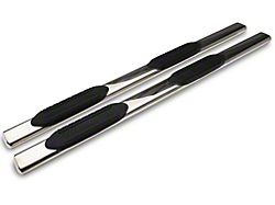 Barricade 6-Inch Oval Straight End Side Step Bars; Stainless Steel (10-23 RAM 2500 Mega Cab)
