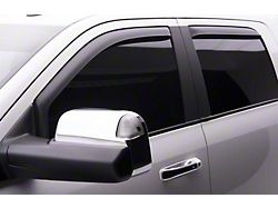 In-Channel Window Visors; Front and Rear; Matte Black (09-18 RAM 1500 Crew Cab)