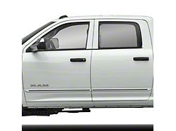 Painted Body Side Molding with Red Insert; Bright White (19-23 RAM 2500 Crew Cab, Mega Cab)