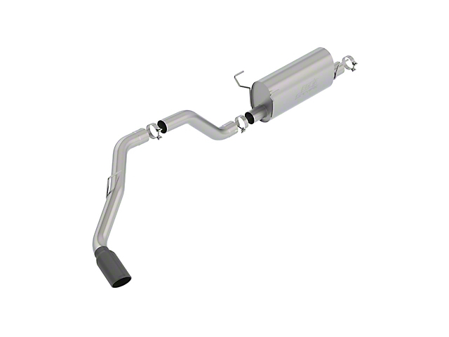 Borla S-Type Single Exhaust System with Black Chrome Tip; Side Exit (14-18 6.4L RAM 2500)