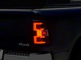 LED Sequential Tail Lights; Black Housing; Red Lens (19-24 RAM 3500 w/ Factory Halogen Tail Lights)