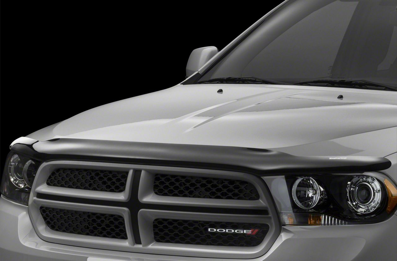 Weathertech RAM 2500 Stone and Bug Deflector; Dark Smoke 50282 (19-22 ...