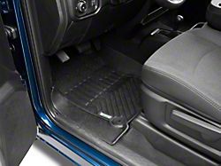 Proven Ground Precision Molded Front and Rear Floor Liners; Black (19-26 RAM 2500 Crew Cab w/ Front Bucket Seats)