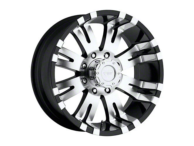 Pro Comp Wheels 01 Series Gloss Black Machined 8-Lug Wheel; 18x9.5; -19mm Offset (07-10 Sierra 2500 HD)