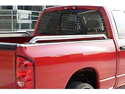 Side Bed Rails; Stainless Steel (11-16 F-250/F-350 Super Duty w/ 8-Foot Bed)