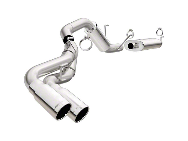 Magnaflow 3.50-Inch Street Series Single Exhaust System with Polished Tips; Side Exit (14-23 4WD 6.4L RAM 2500)