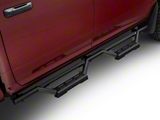 Octagon Tube Drop Style Nerf Side Step Bars; Black (10-26 RAM 3500 Crew Cab)