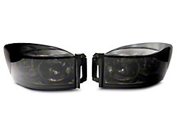 Axial OEM Style Replacement Headlights; Chrome Housing; Smoked Lens (06-09 RAM 2500)