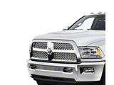 Stainless Steel Billet Lower Grille Insert; Chrome (13-18 RAM 3500)