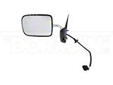 Powered Non-Heated Glass Side Mirror; Driver Side; Chrome (94-97 RAM 3500)