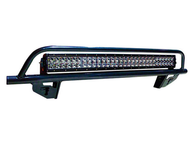 N-Fab O.R. Series Front Light Mount Bar with Multi-Mount; Gloss Black (04-18 RAM 2500)