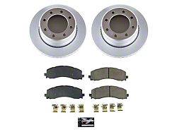 PowerStop Z17 Evolution Plus 8-Lug Brake Rotor and Pad Kit; Rear (19-26 RAM 2500)