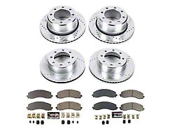 PowerStop Z23 Evolution Sport 8-Lug Brake Rotor and Pad Kit; Front and Rear (19-22 RAM 2500)