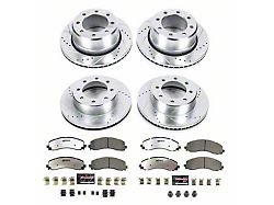 PowerStop Z36 Extreme Truck and Tow 8-Lug Brake and Pad Kit; Front and Rear (19-22 RAM 2500)