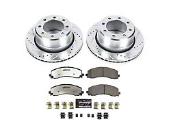 PowerStop Z36 Extreme Truck and Tow 8-Lug Brake and Pad Kit; Rear (19-26 RAM 2500)