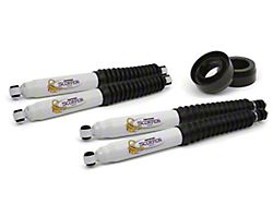 Daystar Suspension Lift Kit; Suspension Combo Kit; Black; 2-Inch Front Spacers; Includes Front and Rear Scorpion Shock Absorbers (03-13 2WD RAM 2500)
